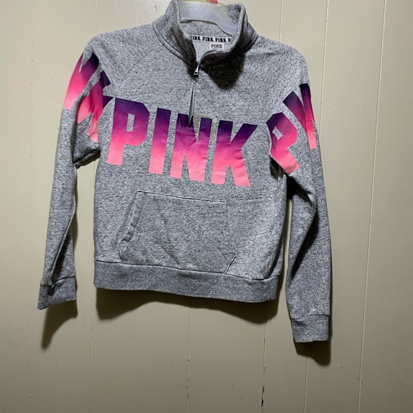 Pink Victoria’s Secret fleece jacket size M - Picture 7 of 16